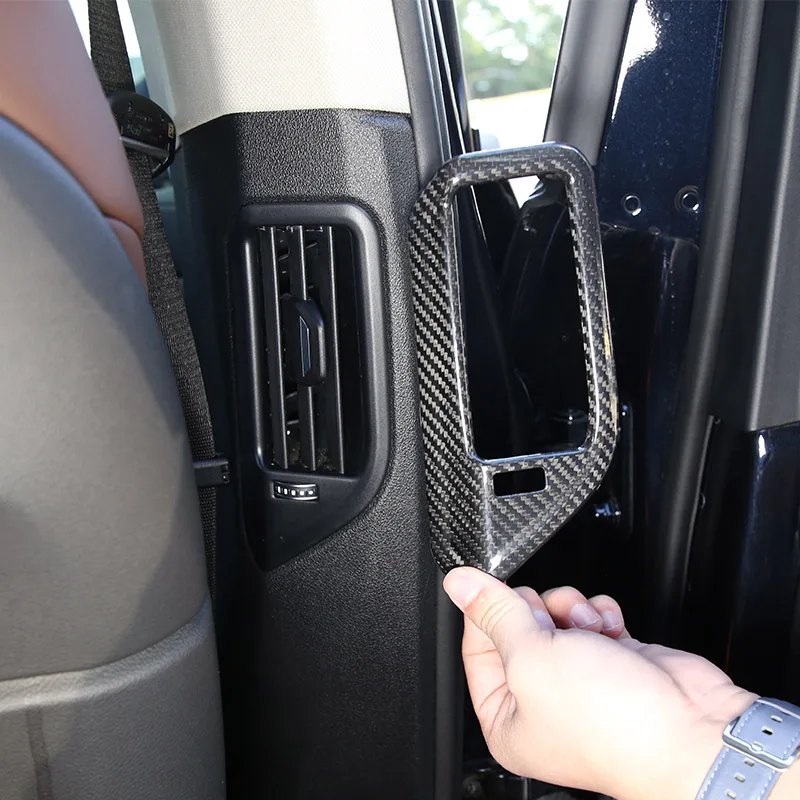 For BMW X5 G05 X7 G07 2019-2022 Real Carbon Fiber Car Rear B-Pillar Air Conditioning Air Outlet Frame Stickers Car Accessories
For BMW X5 G05 X7 G07 2019-2022 Real Carbon Fiber Car Rear B-Pillar Air Conditioning Air Outlet Frame Stickers Car Accessories