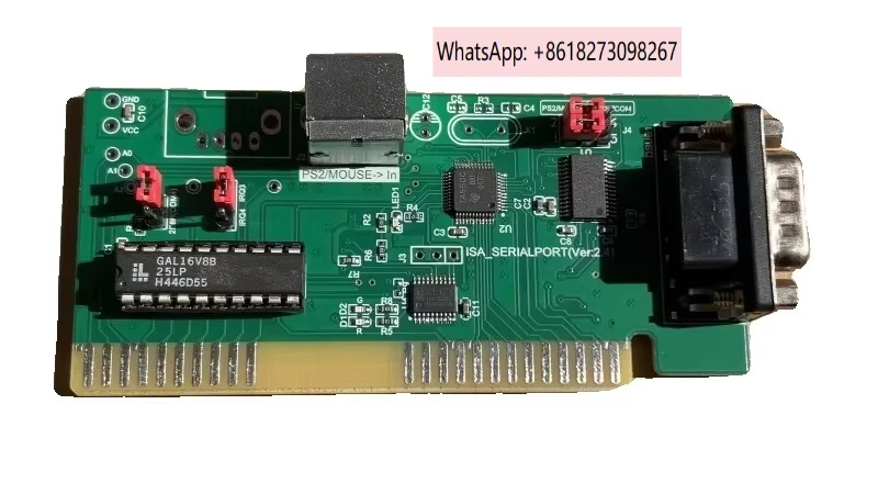ISA bus serial port expansion card PS2 mouse interface DOS interface 8-bit bus OK
ISA bus serial port expansion card PS2 mouse interface DOS interface 8-bit bus OK