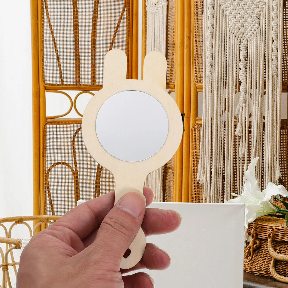 5 Pcs Small Mirror Makeup Khaki Blank Handmade Toy Peg Board Kids Wooden Craft Unpainted DIY Vanity Mirror Home Decor
5 Pcs Small Mirror Makeup Khaki Blank Handmade Toy Peg Board Kids Wooden Craft Unpainted DIY Vanity Mirror Home Decor