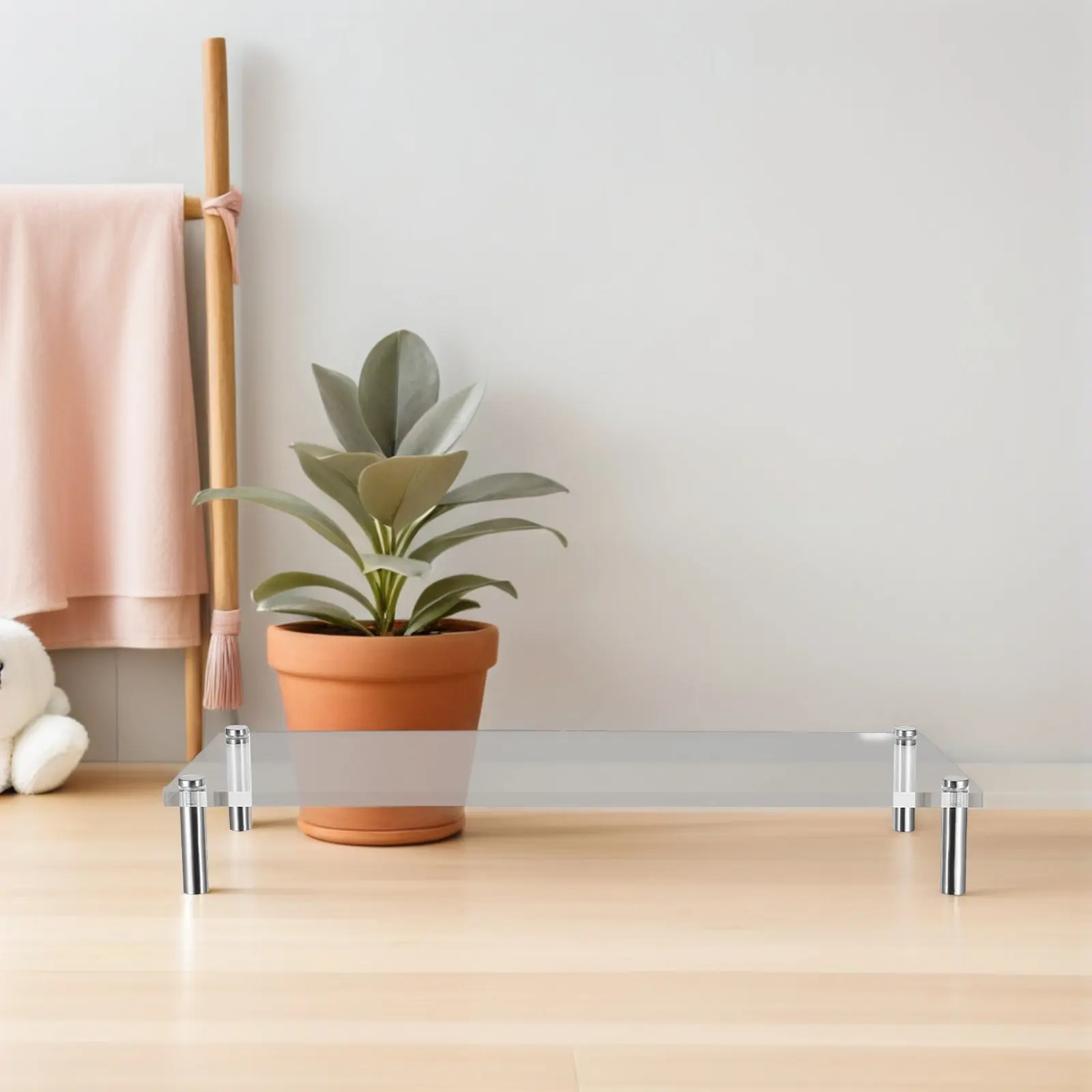 Transparent Acrylic Computer Monitor Stand Riser Clear Riser for Desk Home Office Small Stable Platform Shelf Organizer Space
Transparent Acrylic Computer Monitor Stand Riser Clear Riser for Desk Home Office Small Stable Platform Shelf Organizer Space