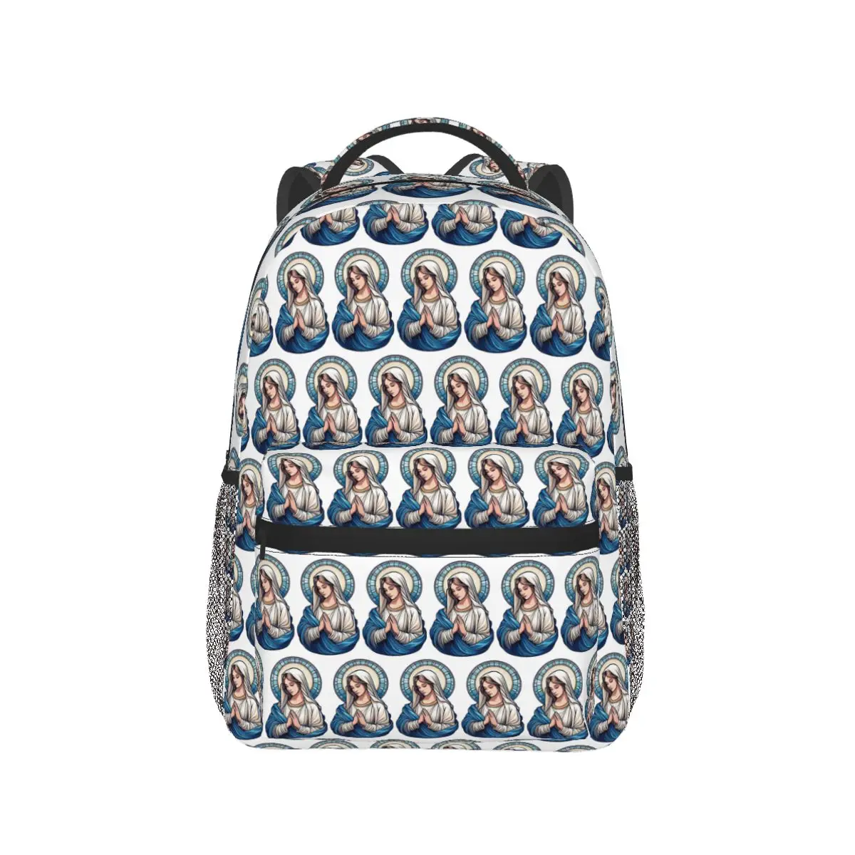 Католический рюкзак Девы Марии Молись для нас, Лидер продаж, рюкзак большой емкости, детская сумка для книг, школьная сумка, сумки на плечо для мужчин и женщин
Католический рюкзак Девы Марии Молись для нас, Лидер продаж, рюкзак большой емкости, детская сумка для книг, школьная сумка, сумки на плечо для мужчин и женщин