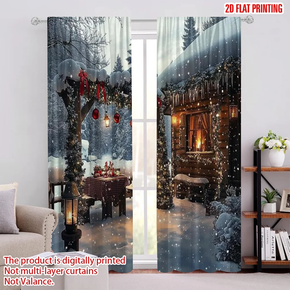 2pcs 2D flat printing Christmas Window Curtains winter1 Fabric Without Electricity 0 for Decorations
2pcs 2D flat printing Christmas Window Curtains winter1 Fabric Without Electricity 0 for Decorations