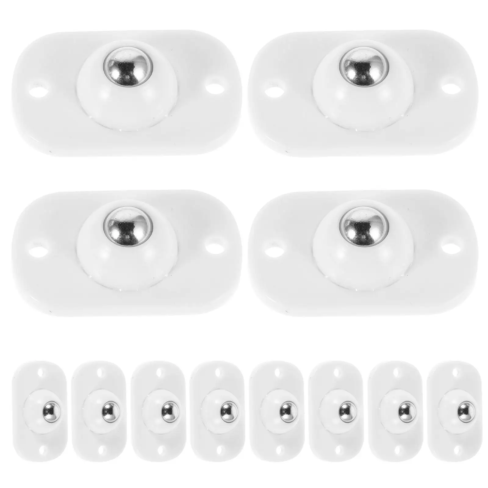 16PCS Ball Bearing Caster Wheels Small Furniture Rollers White Durable Quiet Heavy Duty Universal Toy Cart Mini Sliders Hardware
16PCS Ball Bearing Caster Wheels Small Furniture Rollers White Durable Quiet Heavy Duty Universal Toy Cart Mini Sliders Hardware