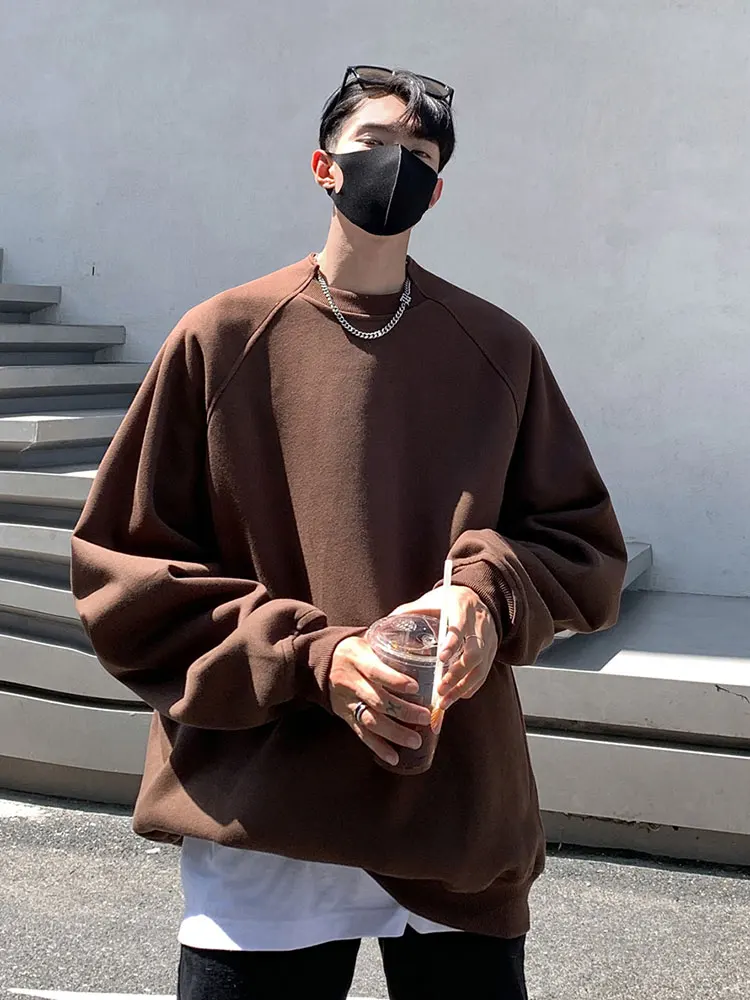 Street Style Men's Hoodless Sweatshirt Spring Autumn Oversize Heavyweight Casual Comfortable Antibacterial round Neck Pullover
Street Style Men's Hoodless Sweatshirt Spring Autumn Oversize Heavyweight Casual Comfortable Antibacterial round Neck Pullover