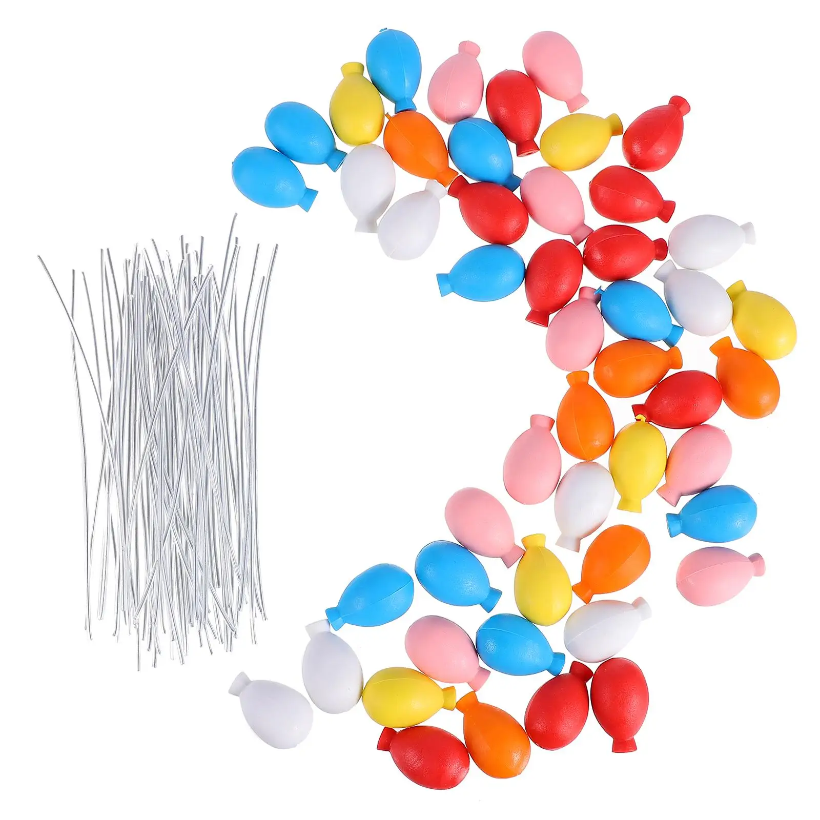 50 Pcs Miniature Colored Balloon Decorations Plastic Small naments for Home Dollhouse Landscaping Craft
50 Pcs Miniature Colored Balloon Decorations Plastic Small naments for Home Dollhouse Landscaping Craft