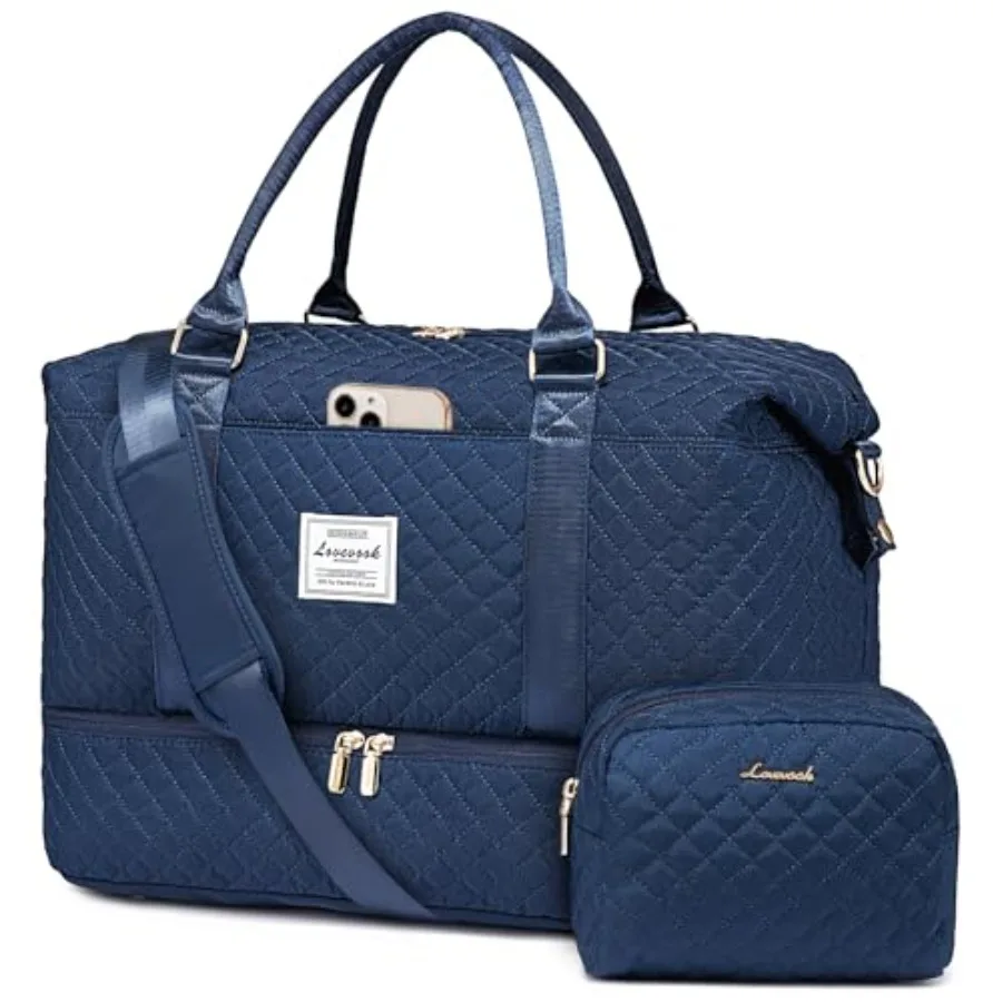 LOVEVOOK Travel Duffle Bag, Weekender Bags for Women with Shoe Compartment Carry on Overnight Bag with Toiletry Bag, Gym Duffel
LOVEVOOK Travel Duffle Bag, Weekender Bags for Women with Shoe Compartment Carry on Overnight Bag with Toiletry Bag, Gym Duffel
