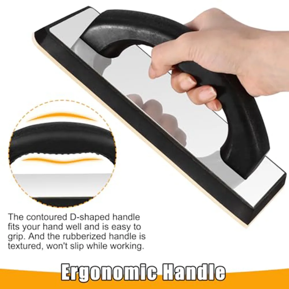 For Tile Grouting Tool Set 2pcs for Filling Gaps and Corner Joints with Comfortable Rubber Handle 24x10cm Black Sealing Tools
For Tile Grouting Tool Set 2pcs for Filling Gaps and Corner Joints with Comfortable Rubber Handle 24x10cm Black Sealing Tools