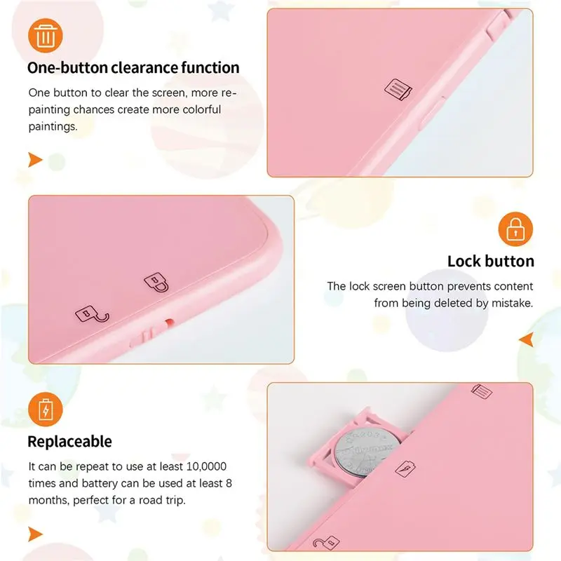 M85K 11 Inch Drawing Board Handwriting Board LCD Writing Board Graffiti Electronic Writing Board Children'S Blackboard Pink
M85K 11 Inch Drawing Board Handwriting Board LCD Writing Board Graffiti Electronic Writing Board Children'S Blackboard Pink