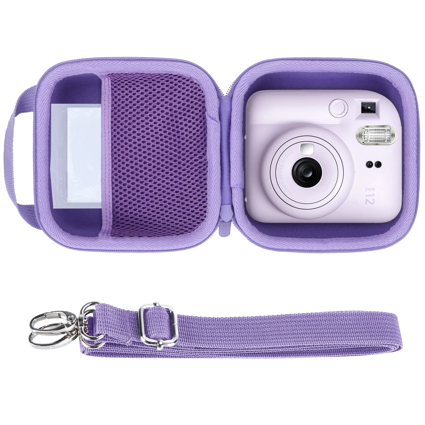 For Instant mini 12 Camera Protective Case,Compatible with Instax Mini 12 11 with Mesh Bag and Adjustable Shoulder Strap,Black
For Instant mini 12 Camera Protective Case,Compatible with Instax Mini 12 11 with Mesh Bag and Adjustable Shoulder Strap,Black