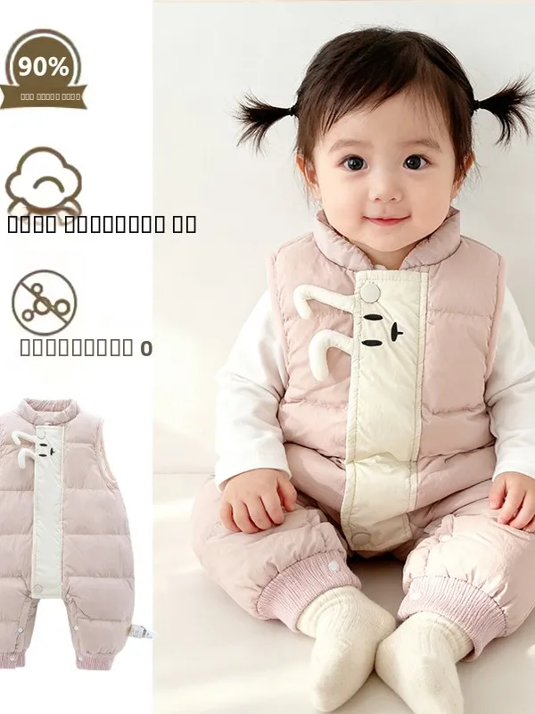 Girls down Jaet Vest Winter Baby Outfit Infant Faionable Outerwear Baby Clothes Winter Trendy Sweet Sle Long Sve Zipper
Girls down Jaet Vest Winter Baby Outfit Infant Faionable Outerwear Baby Clothes Winter Trendy Sweet Sle Long Sve Zipper