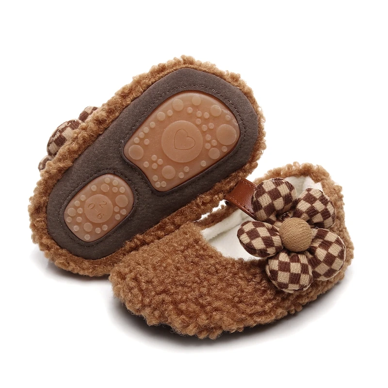 Baby Girls Cute Moccasinss Flower Soft Sole Fleece Plush Flats Shoes First Walkers Non-Slip Fall Winter Princess Shoes
Baby Girls Cute Moccasinss Flower Soft Sole Fleece Plush Flats Shoes First Walkers Non-Slip Fall Winter Princess Shoes