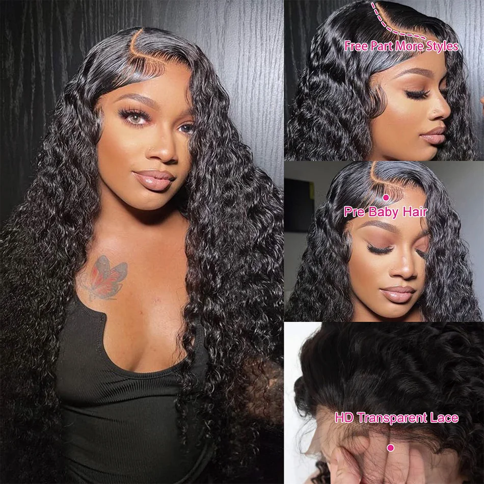 180% Density 13x4 Deep Wave HD Lace Frontal Human Hair Wigs 13x4 Curly Lace Front Wig14-34Inch Human Hair Wig for Women
180% Density 13x4 Deep Wave HD Lace Frontal Human Hair Wigs 13x4 Curly Lace Front Wig14-34Inch Human Hair Wig for Women