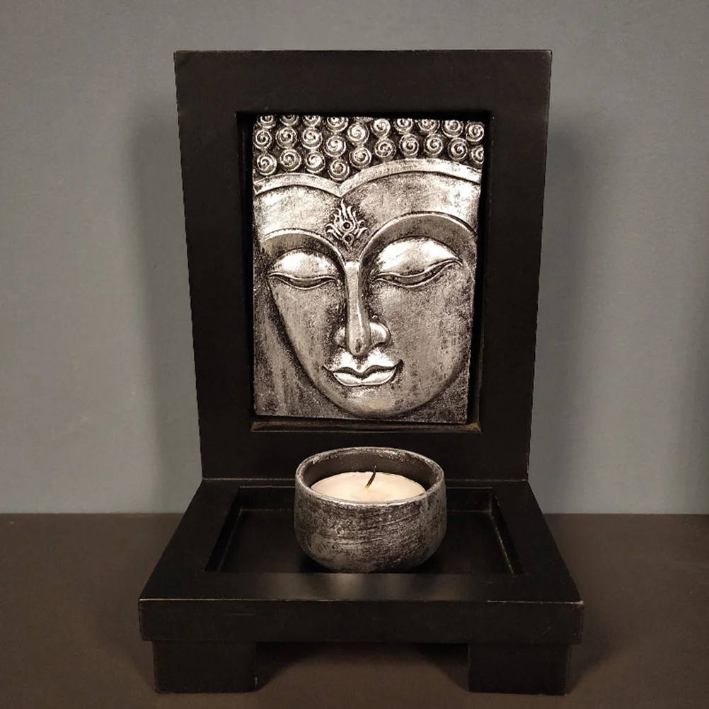 Buddha Figurine Candlestick Stand Decor Holder Candlesticks Desktop Adornment Decorative
Buddha Figurine Candlestick Stand Decor Holder Candlesticks Desktop Adornment Decorative