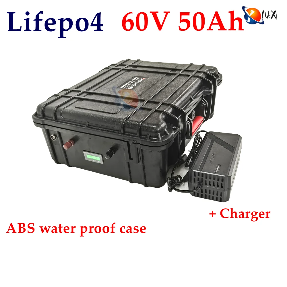 YNX waterproof 60V 50AH lifepo4 lithium bateria BMS temperature display for 3500w scooter Inverter EV bike Tricycle + 5A charger
YNX waterproof 60V 50AH lifepo4 lithium bateria BMS temperature display for 3500w scooter Inverter EV bike Tricycle + 5A charger