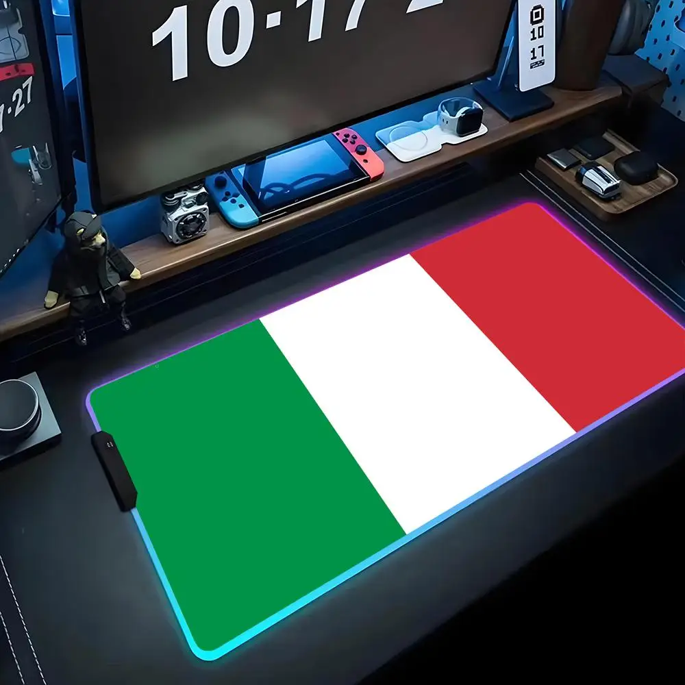 Коврик для мыши с итальянским флагом RGB Gaming Mousepad Большой светодиодный коврик для ПК Настольный коврик Светящийся коврик для мыши Большие коврики для клавиатуры Настольный коврик с подсветкой
Коврик для мыши с итальянским флагом RGB Gaming Mousepad Большой светодиодный коврик для ПК Настольный коврик Светящийся коврик для мыши Большие коврики для клавиатуры Настольный коврик с подсветкой