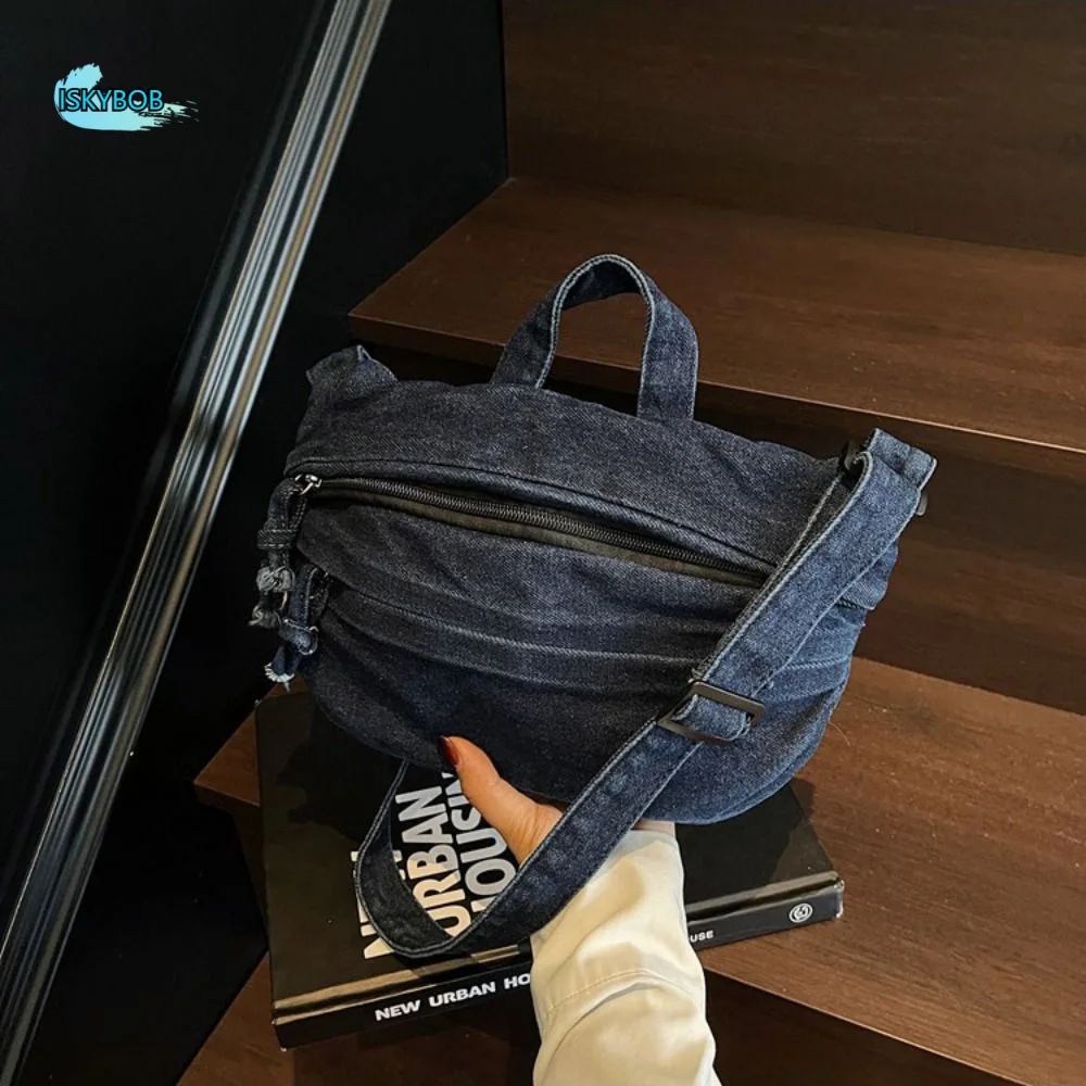 Trend Handbag Retro Denim Bag Y2K Crossbody Bag Spicy Girl Shoulder Bag Armpit Bag Underarm Bag Washed Jean Bag Streetwear
Trend Handbag Retro Denim Bag Y2K Crossbody Bag Spicy Girl Shoulder Bag Armpit Bag Underarm Bag Washed Jean Bag Streetwear