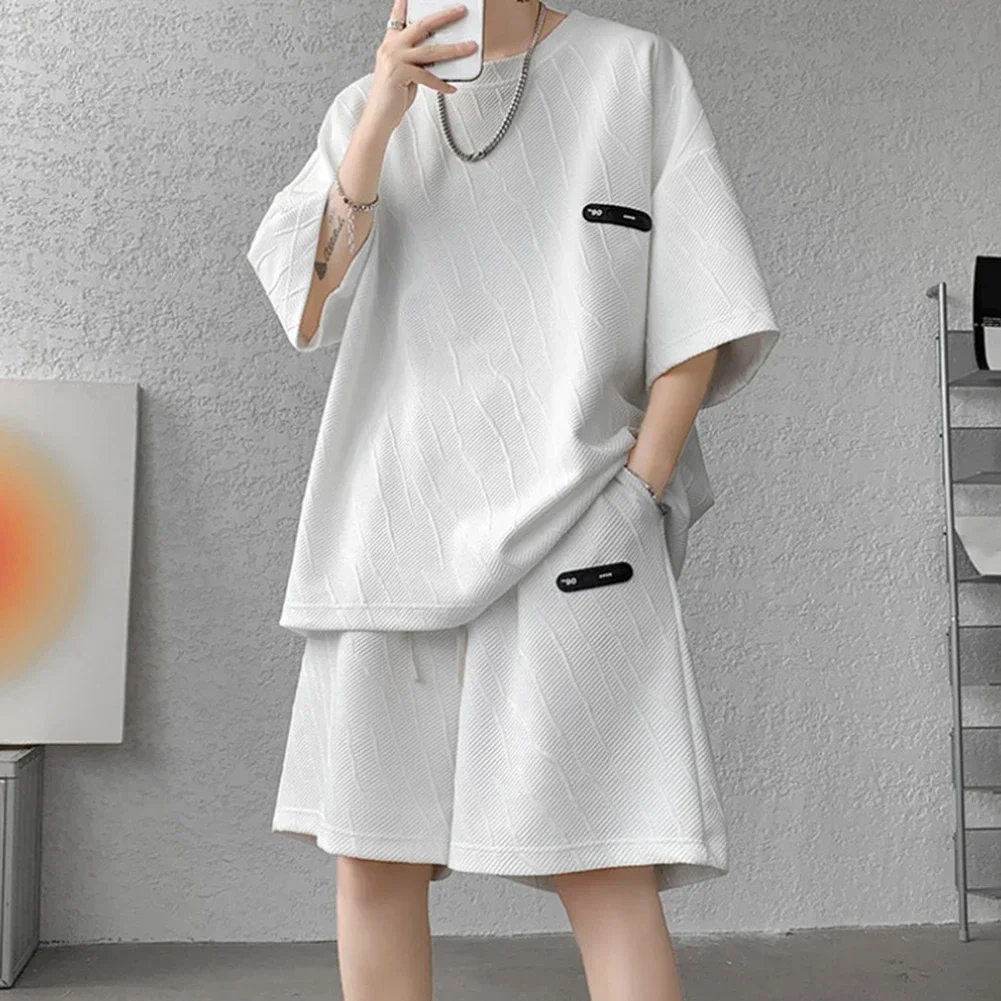 Beach Wear Casual Summer Outing Mens Summer Suit Short Sleeve T-shirt And Shorts Sports Clothing Beach Vacation Clothing
Beach Wear Casual Summer Outing Mens Summer Suit Short Sleeve T-shirt And Shorts Sports Clothing Beach Vacation Clothing