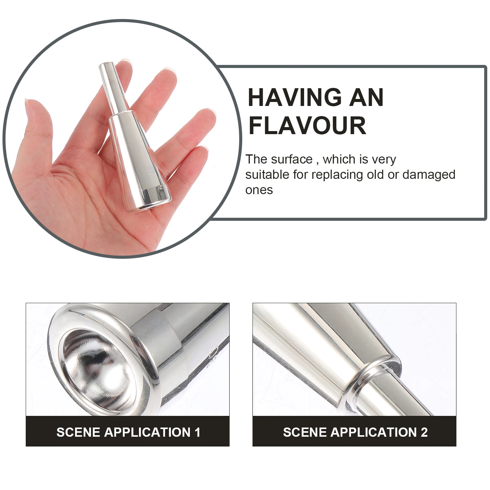 Mouth Heavy Musical Instrument Supply Accessories Silver 3C Size Trumpet Mouthpiece
Mouth Heavy Musical Instrument Supply Accessories Silver 3C Size Trumpet Mouthpiece