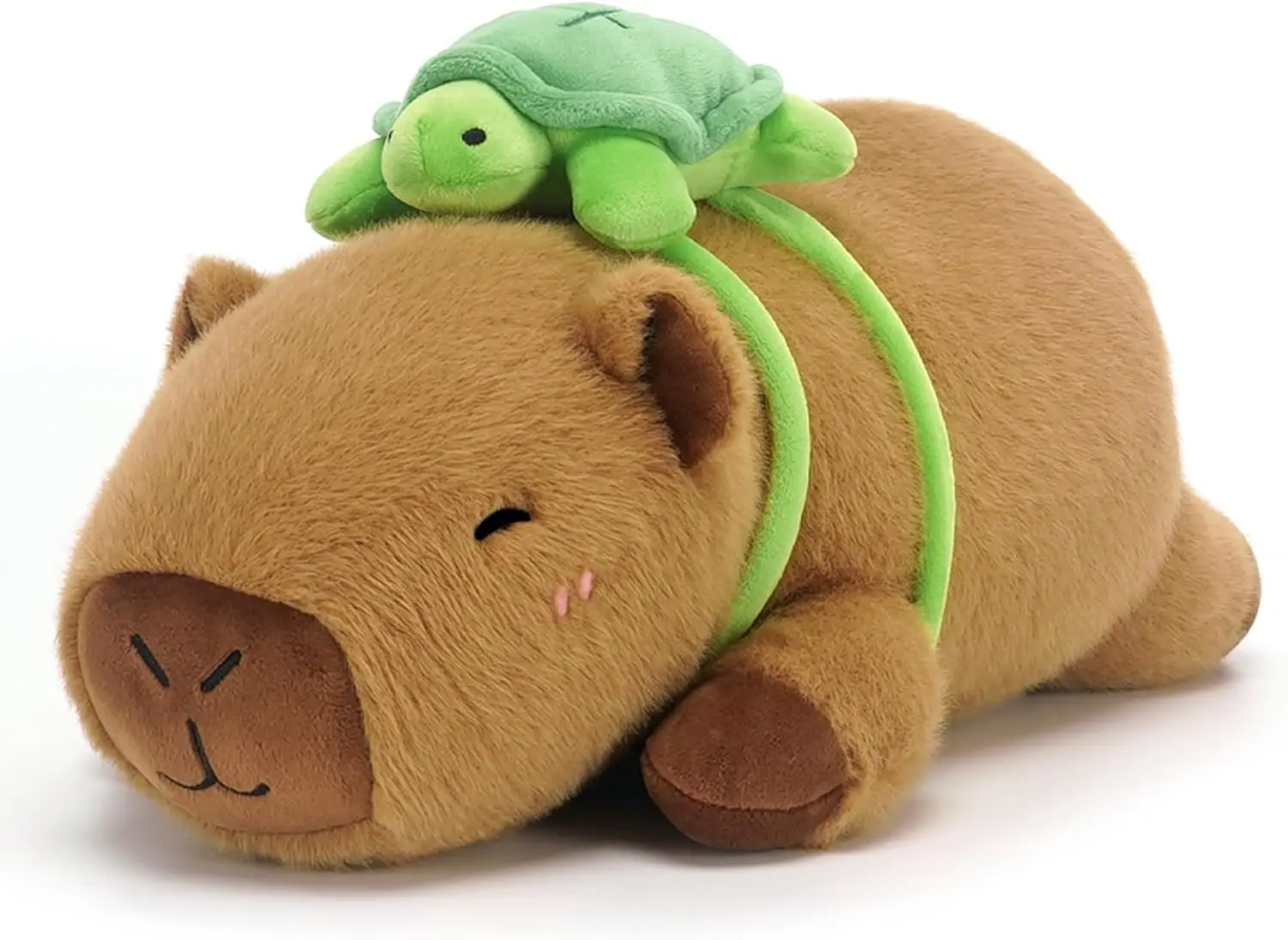 Weighted Capybara Plush Toy with Turtle Backpack, Soft Hugging Pillow for Kids and Adults, 9.8 Inch 0.8 Lb Gift
Weighted Capybara Plush Toy with Turtle Backpack, Soft Hugging Pillow for Kids and Adults, 9.8 Inch 0.8 Lb Gift