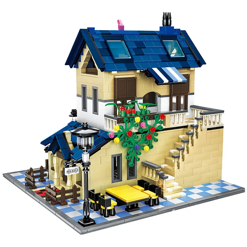 French Country Villa Building Blocks DIY Assembly Bricks Set European Street View Architecture House Model Educational Toy Gift
French Country Villa Building Blocks DIY Assembly Bricks Set European Street View Architecture House Model Educational Toy Gift