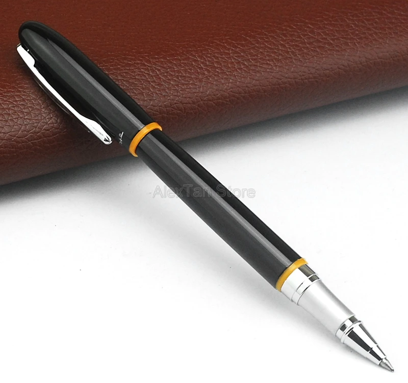 Picasso 907 Creative Montmartre Pimio Metal Black Roller Ball Pen W/Yellow Ring Original Box Fine Nib For Best Stationery
Picasso 907 Creative Montmartre Pimio Metal Black Roller Ball Pen W/Yellow Ring Original Box Fine Nib For Best Stationery