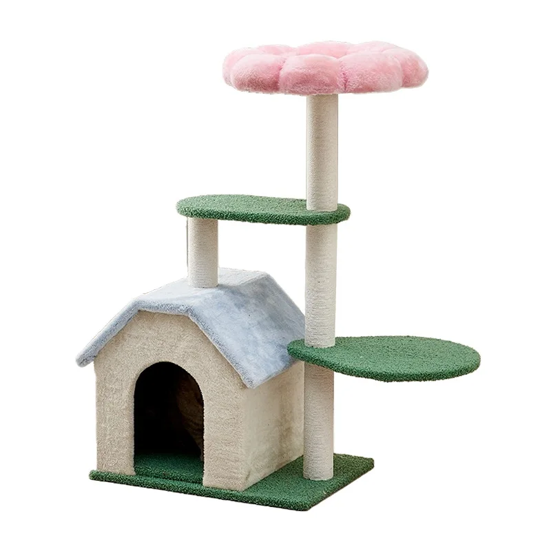 Cat climbing frame 12mm thickness plate cat nest firm and strong cute wind plush flower pink cat climbing frame
Cat climbing frame 12mm thickness plate cat nest firm and strong cute wind plush flower pink cat climbing frame