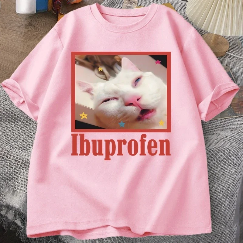 Ibuprofen Cat Meme Tshirt Funny Cat Graphic Tee Cute Cat Lover Cotton T-Shirt Casual Funny T Shirts Unisex Oversized Tshirt Tee
Ibuprofen Cat Meme Tshirt Funny Cat Graphic Tee Cute Cat Lover Cotton T-Shirt Casual Funny T Shirts Unisex Oversized Tshirt Tee