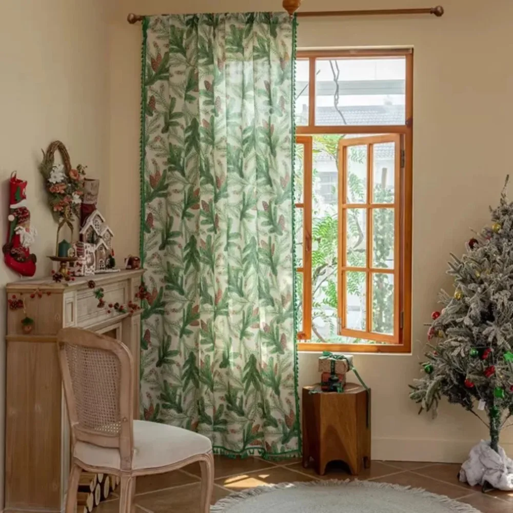 Green Plant Printed Curtains for Living Room Semi Shading Balcony Blackout Bedroom Hook Thermal Insulated Custom Size
Green Plant Printed Curtains for Living Room Semi Shading Balcony Blackout Bedroom Hook Thermal Insulated Custom Size