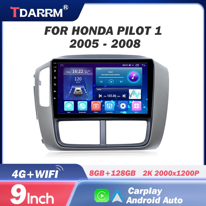Для Honda Pilot 1 2005-2008 Автомобильный экран Радио Android 12 Automotivo Мультимедийные системы Экран Стерео Carplay Навигационный плеер
Для Honda Pilot 1 2005-2008 Автомобильный экран Радио Android 12 Automotivo Мультимедийные системы Экран Стерео Carplay Навигационный плеер