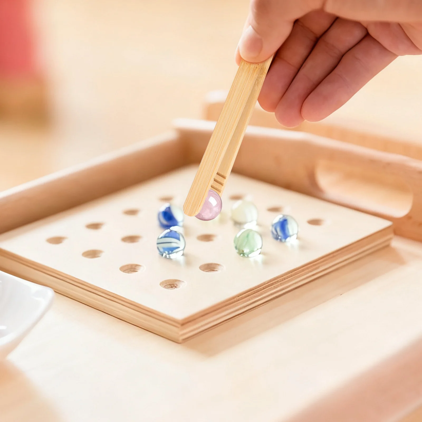 3pcs Wooden Tweezer For Kids Early Educational Learning Hand Eye Coordination Fine Motor Skills Teaching Aids Wood Nipper
3pcs Wooden Tweezer For Kids Early Educational Learning Hand Eye Coordination Fine Motor Skills Teaching Aids Wood Nipper