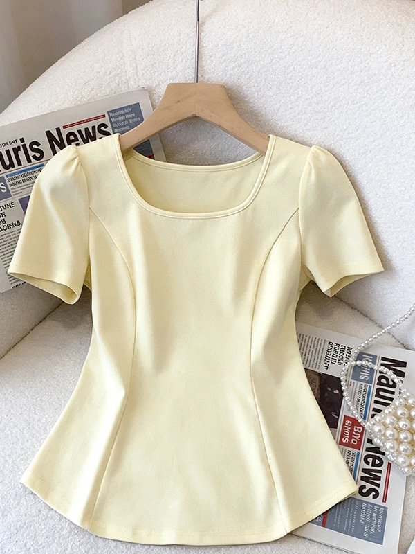 Summer New Style Young Looking plus Size Women's Fashionable U-Neck Short Sleeve T-Shirt Pure Color Design Breathable Skin-Fr...
Summer New Style Young Looking plus Size Women's Fashionable U-Neck Short Sleeve T-Shirt Pure Color Design Breathable Skin-Fr...