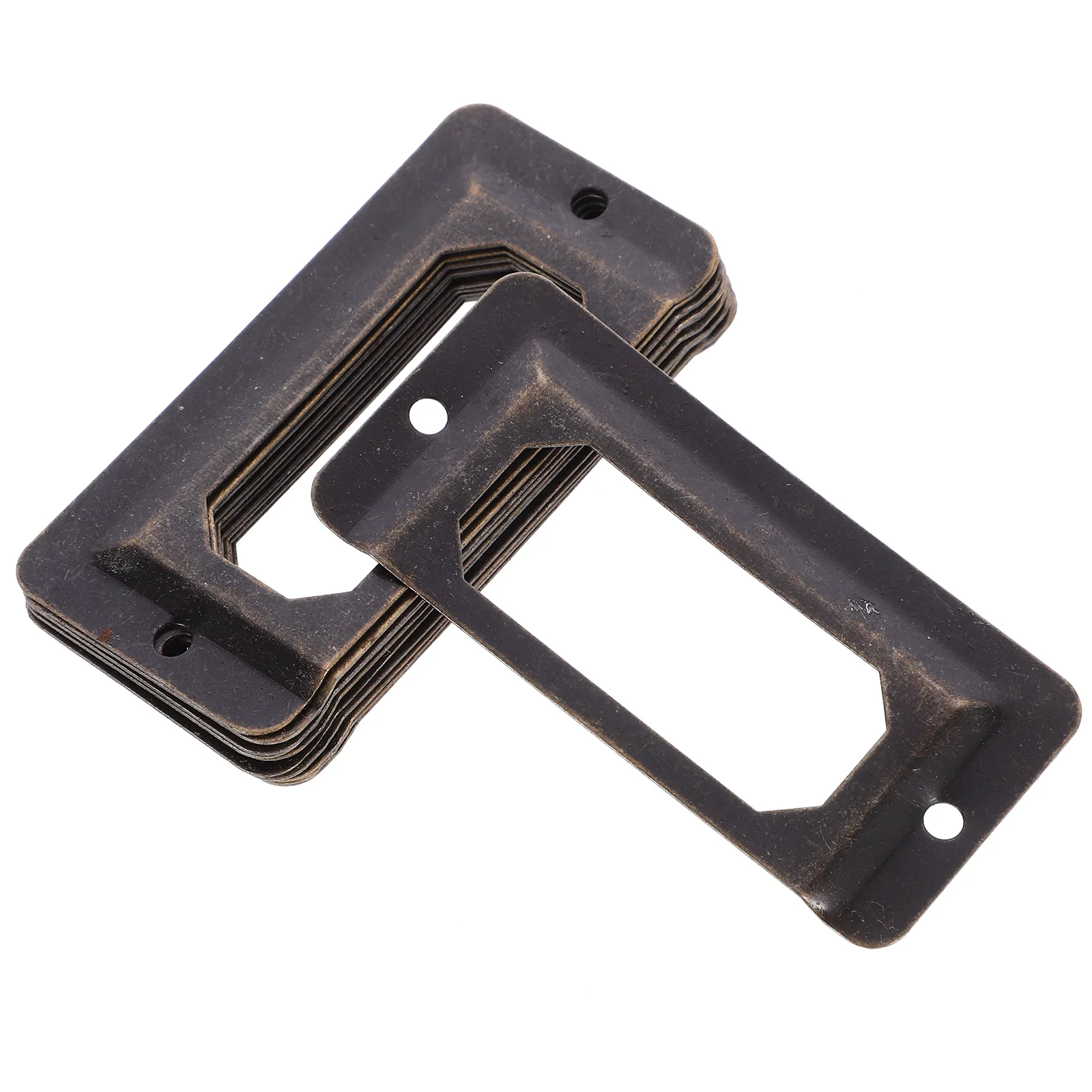 12 Pcs Business Card Frame Cabinet Label Holder File Name Metal Retro Drawer for Clip Tag
12 Pcs Business Card Frame Cabinet Label Holder File Name Metal Retro Drawer for Clip Tag