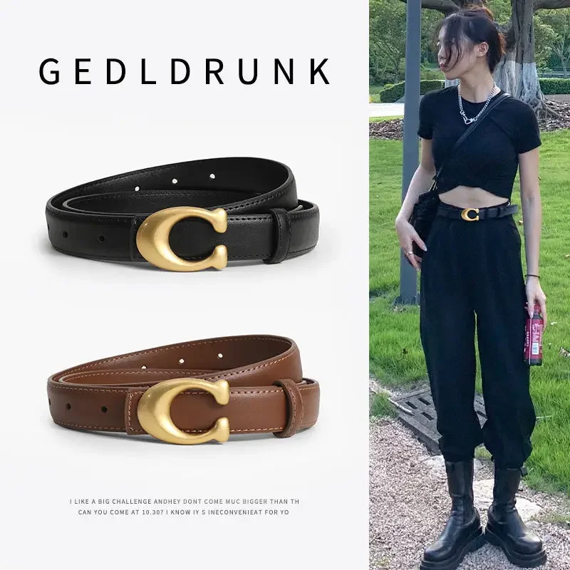 2025 Genuine Leather Women's Belt - Adjustable Designer Buckle for Jeans & Dresses, Versatile Casual Fashion Accessory
2025 Genuine Leather Women's Belt - Adjustable Designer Buckle for Jeans & Dresses, Versatile Casual Fashion Accessory