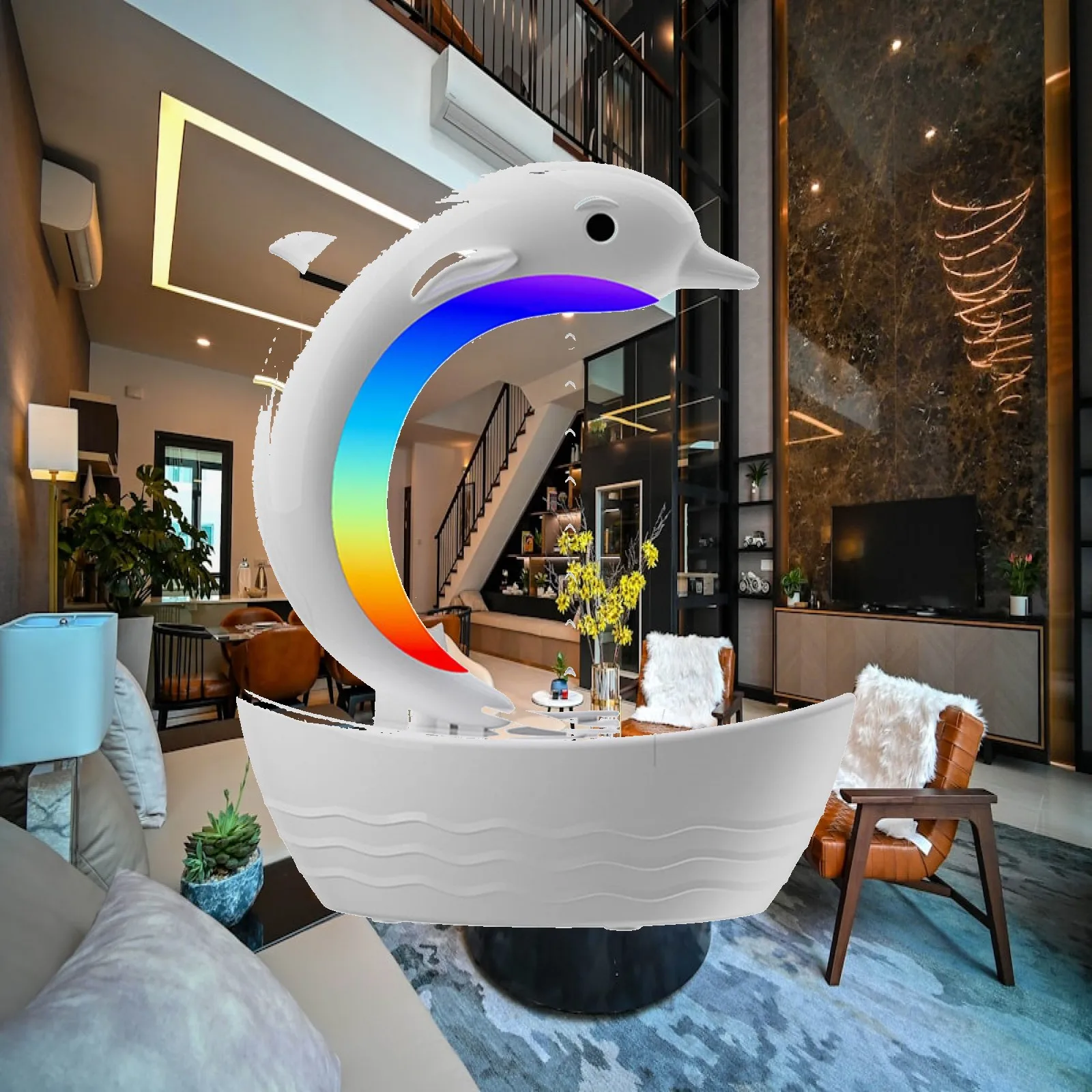 Dolphin Humidifier Portable 400ml for Home Office Ornament Versatile Water Shortage Protection Essential Oil Diffuser LED Lamp
Dolphin Humidifier Portable 400ml for Home Office Ornament Versatile Water Shortage Protection Essential Oil Diffuser LED Lamp