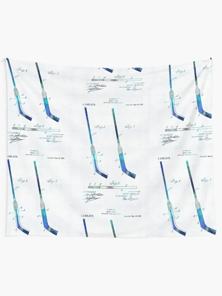Blue Hockey Stick Art Patent - Sharon Cummings Tapestry Christmas Decoration Cute Decor Decoration For Home Tapestry
Blue Hockey Stick Art Patent - Sharon Cummings Tapestry Christmas Decoration Cute Decor Decoration For Home Tapestry