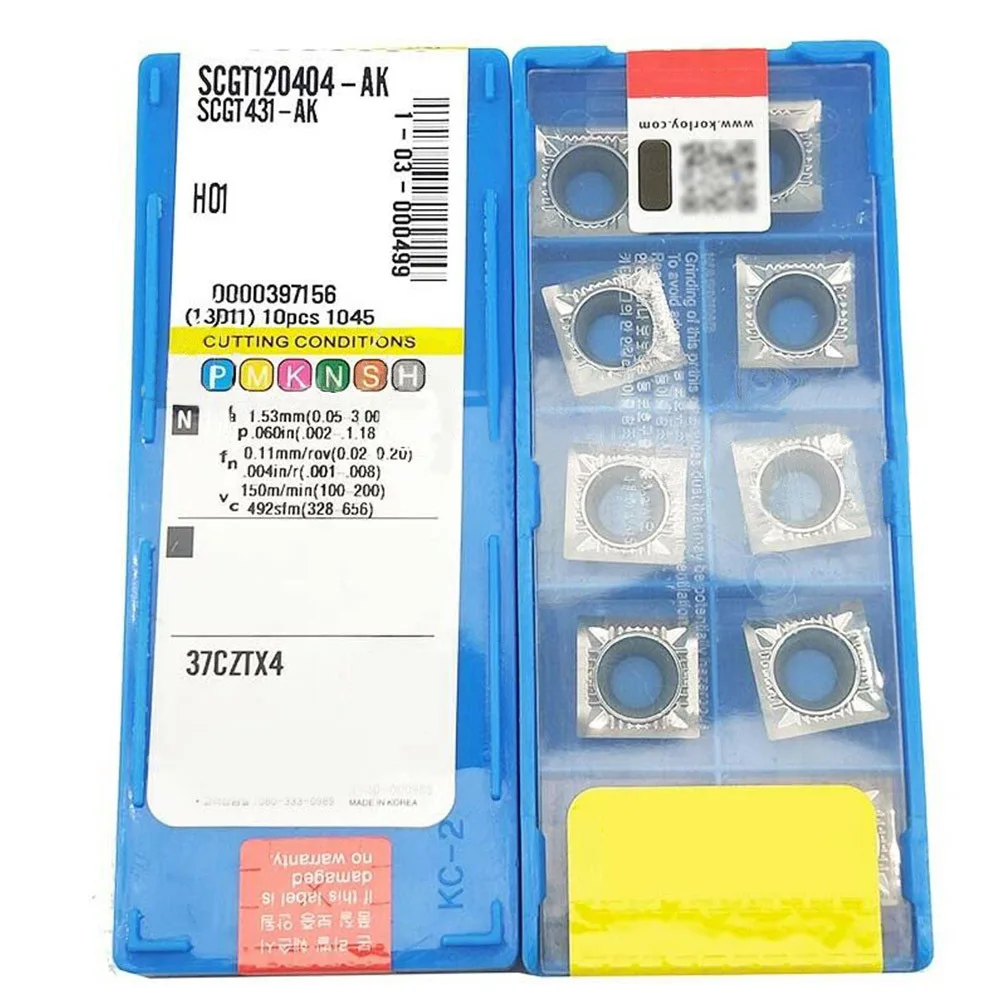 SCGT431AK Carbide Insert Lathe Blade Steel Suitable for Semi Finishing and Finishing 10 pcs Pack Convenient Replacement
SCGT431AK Carbide Insert Lathe Blade Steel Suitable for Semi Finishing and Finishing 10 pcs Pack Convenient Replacement