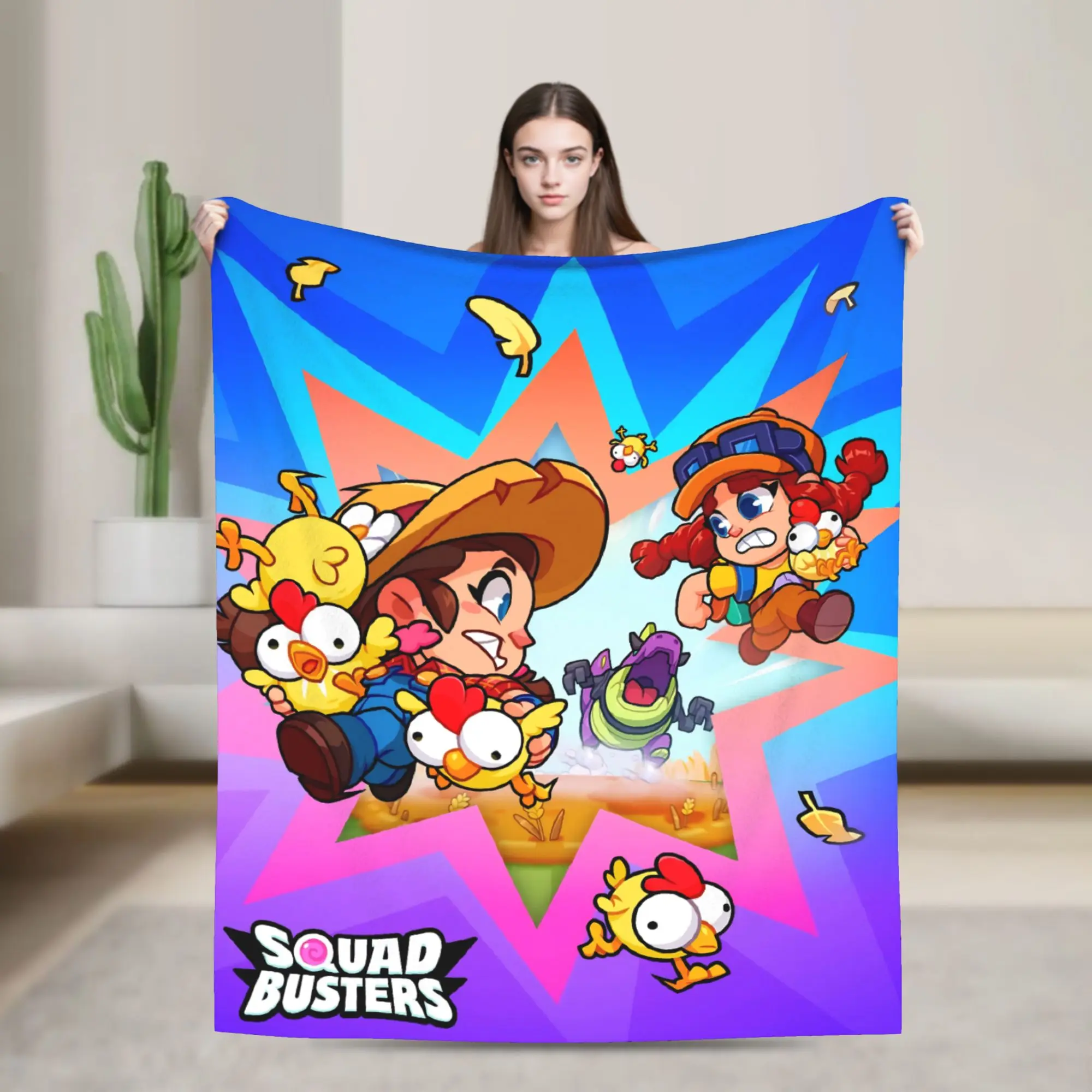 Squad Busters Game Flannel Blanket Soft Throw Blanket for Couch Bed Travel Aesthetic Bedspread Sofa Bed Cover
Squad Busters Game Flannel Blanket Soft Throw Blanket for Couch Bed Travel Aesthetic Bedspread Sofa Bed Cover