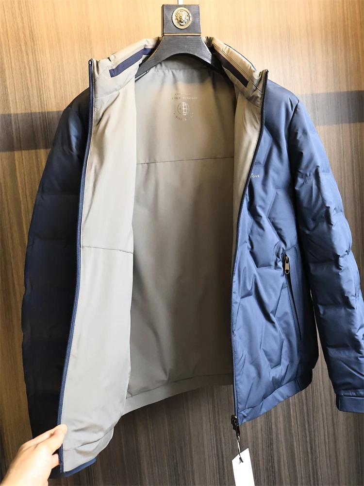 Double-Sided Wear Thickened 90 down Men's Puffer Jacket Stand Collar Fashionable Outdoor Warm Windproof Regular Fit Polyester...
Double-Sided Wear Thickened 90 down Men's Puffer Jacket Stand Collar Fashionable Outdoor Warm Windproof Regular Fit Polyester...