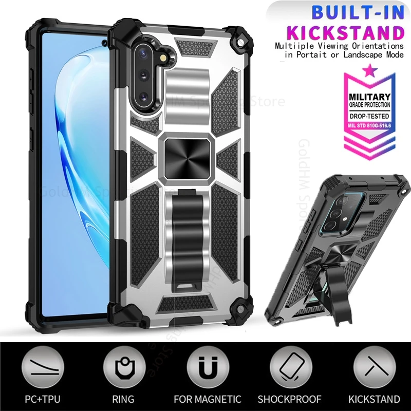 Military Hybrid Rugged Kickstand Armor Case For Samsung A17 A07 A06 Heavy Duty Magnetic Ring Cover For Galaxy A26 A56 A16 A36 5G
Military Hybrid Rugged Kickstand Armor Case For Samsung A17 A07 A06 Heavy Duty Magnetic Ring Cover For Galaxy A26 A56 A16 A36 5G