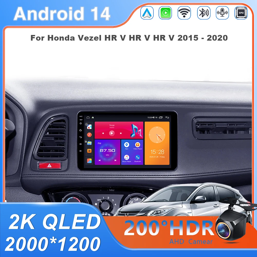 Android 14 For Honda Vezel HR V HR V HR V 2015 - 2020 Car Radio Multimedia Video Player Navigation 5G GPS Wireless Carplay WIFI
Android 14 For Honda Vezel HR V HR V HR V 2015 - 2020 Car Radio Multimedia Video Player Navigation 5G GPS Wireless Carplay WIFI