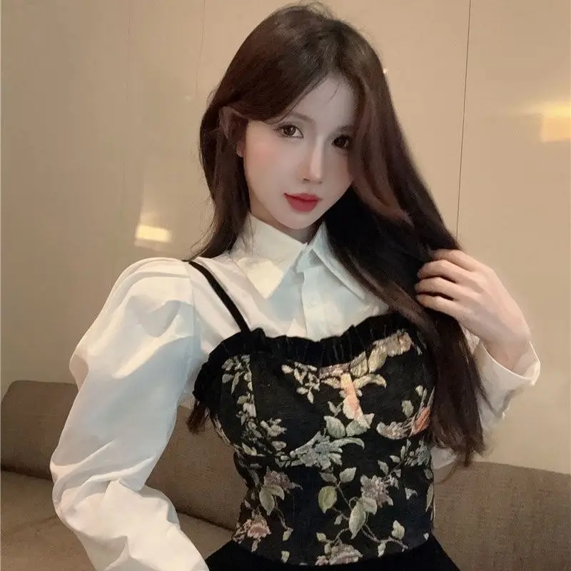 Embroidered Camisole Vintage Vest White Shirt Women Chemises Femme Y2k Loose Blouse Camisas De Mujer Tops 2025 Blusas Shirts
Embroidered Camisole Vintage Vest White Shirt Women Chemises Femme Y2k Loose Blouse Camisas De Mujer Tops 2025 Blusas Shirts