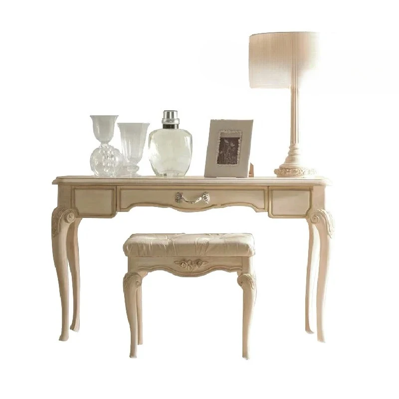 French dressing table light luxury solid wood dressing table bedroom luxury princess dressing table storage cabinet integrated
French dressing table light luxury solid wood dressing table bedroom luxury princess dressing table storage cabinet integrated