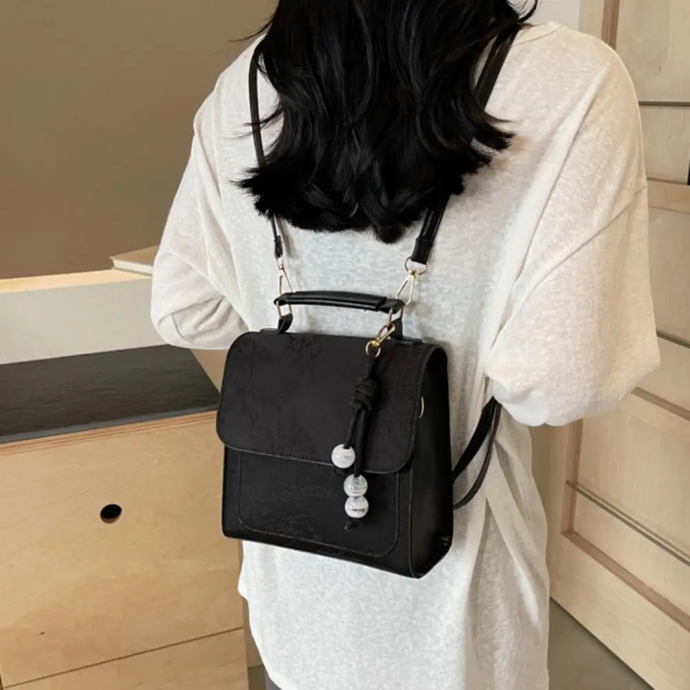 Large Capacity Embroidery Pu Backpack Sweet Bead Pendant Chinese Style Daypack French Square Backpack Hanfu Decoration
Large Capacity Embroidery Pu Backpack Sweet Bead Pendant Chinese Style Daypack French Square Backpack Hanfu Decoration