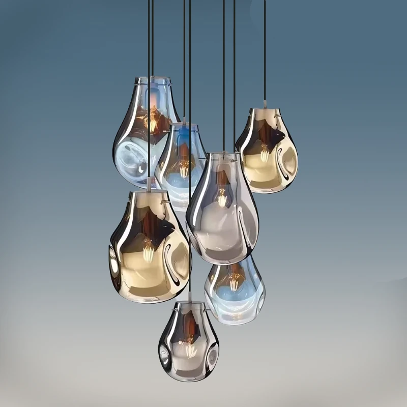 Nordic Modern Stained Glass Chandeliers, Creative Irregular Art Design, Living Room Cafe Hotel Restaurant Decor, Led Lighting
Nordic Modern Stained Glass Chandeliers, Creative Irregular Art Design, Living Room Cafe Hotel Restaurant Decor, Led Lighting