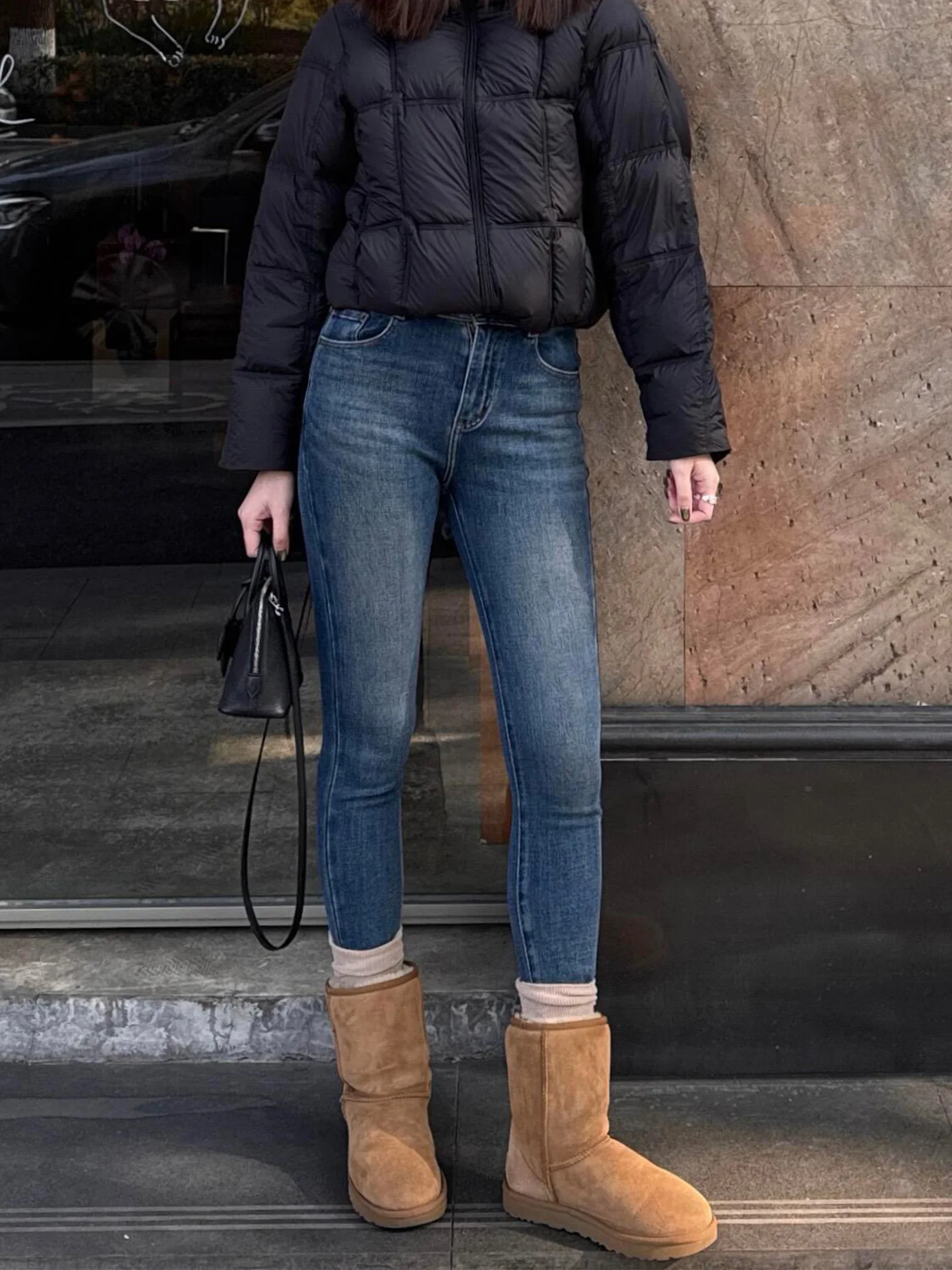 Женские джинсы скинни на подкладке, зимние винтажные утягивающие брюки до щиколотки, повседневные прямые джинсы
Женские джинсы скинни на подкладке, зимние винтажные утягивающие брюки до щиколотки, повседневные прямые джинсы