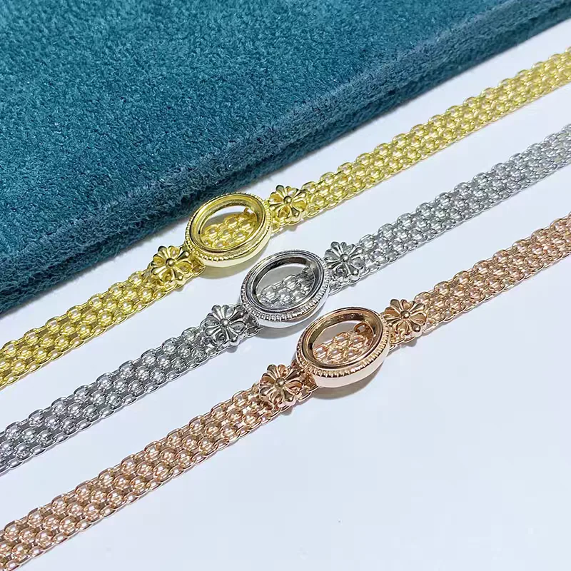 MeiBaPJ 6*8 Elliptic Stone 925 Sterling Silver Fashion Bracelet Holder DIY Hand Chain Empty Support for Women Fine Charm Jewelry
MeiBaPJ 6*8 Elliptic Stone 925 Sterling Silver Fashion Bracelet Holder DIY Hand Chain Empty Support for Women Fine Charm Jewelry