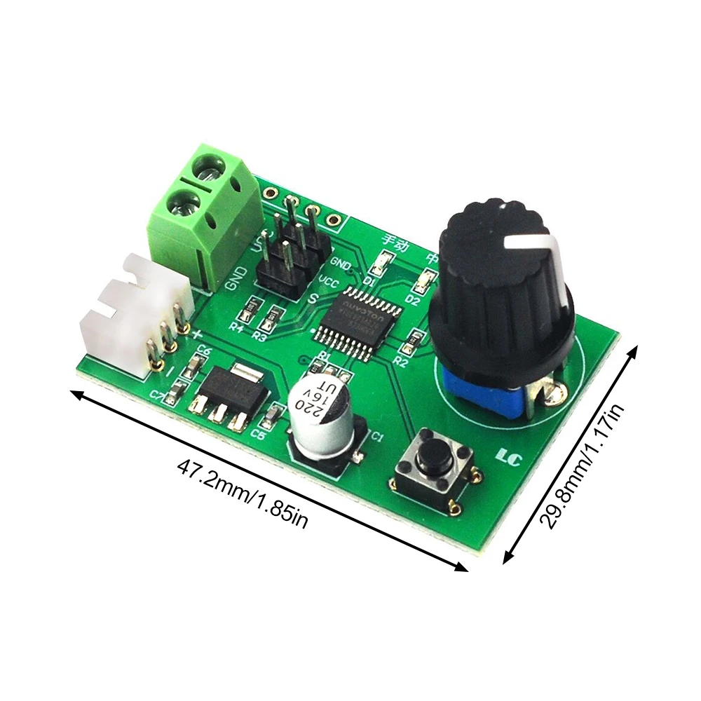 MG995 Dual Channel Servos Adjustable Knob Serial Control Board Switch 8-Bit MCU Steering Gear Debugging Module SG90
MG995 Dual Channel Servos Adjustable Knob Serial Control Board Switch 8-Bit MCU Steering Gear Debugging Module SG90
