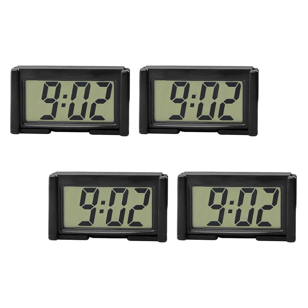 4Pcs Electronic Car Clocks Dashboard Plastic Digital Mini Vehicle Clocks Small Size Clear Number Display for Car Home Office
4Pcs Electronic Car Clocks Dashboard Plastic Digital Mini Vehicle Clocks Small Size Clear Number Display for Car Home Office
