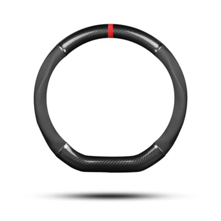 Car Steering Wheel Cover Non-Slip Car Steering Wheel Protector Sport D-Shape Carbon Fiber and PU Leather Universal for Diameter
Car Steering Wheel Cover Non-Slip Car Steering Wheel Protector Sport D-Shape Carbon Fiber and PU Leather Universal for Diameter