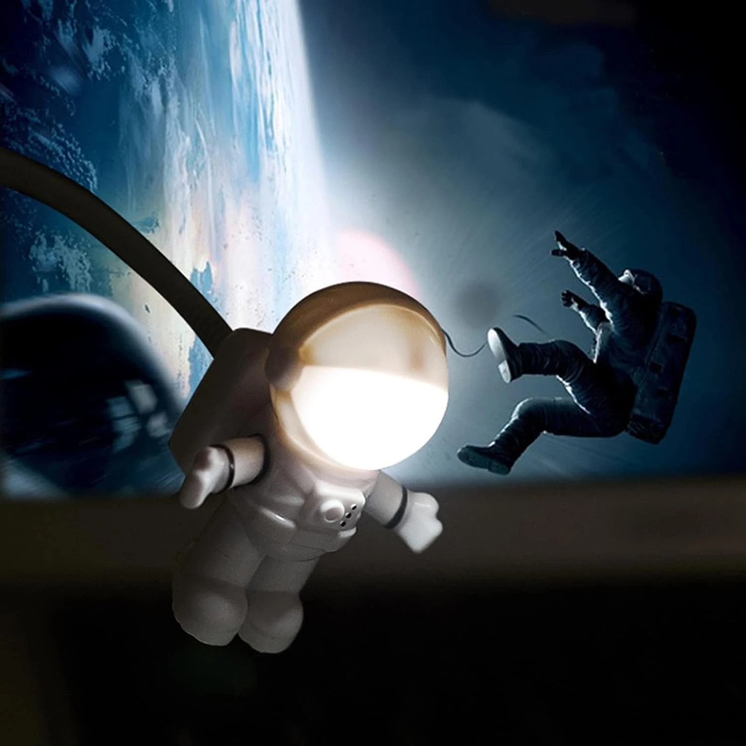 Flexible Creative Astronaut USB LED Light for Notebook Laptop, Desktop, PC and Computer - Powered by Power Bank or Laptop
Flexible Creative Astronaut USB LED Light for Notebook Laptop, Desktop, PC and Computer - Powered by Power Bank or Laptop